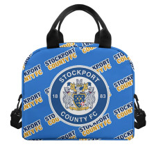 Stockport County FC Insulated Lunch Bag Box - Stockport Football Club Medley Monogram Wordmark