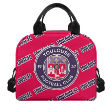 Toulouse FC Football Club Insulated Lunch Bag Box - Toulouse Football Club Medley Monogram Wordmark