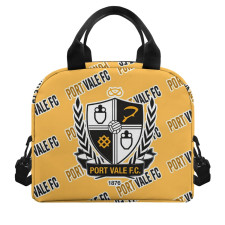Port Vale FC Insulated Lunch Bag Box - Vale Football Club Medley Monogram Wordmark