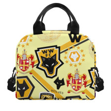 Wolverhampton Wanderers F.C Lunch Box - Wolverhampton Wanderers F.C Mania Collage Logo