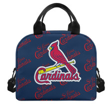 MLB St. Louis Cardinals Insulated Lunch Bag Box - St. Louis Cardinals Medley Monogram Wordmark