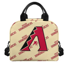 MLB Arizona Diamondbacks Insulated Lunch Bag Box - Arizona Diamondbacks Medley Monogram Wordmark