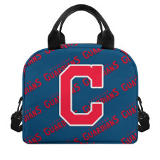 MLB Cleveland Guardians Insulated Lunch Bag Box - Cleveland Guardians Medley Monogram Wordmark