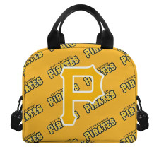 MLB Pittsburgh Pirates Insulated Lunch Bag Box - Pittsburgh Pirates Medley Monogram Wordmark