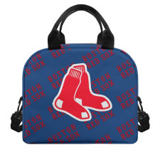 MLB Boston Red Sox Insulated Lunch Bag Box - Boston Red Sox Medley Monogram Wordmark