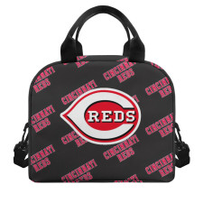 MLB Cincinnati Reds Insulated Lunch Bag Box - Cincinnati Reds Medley Monogram Wordmark