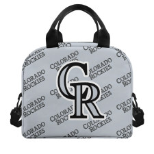 MLB Colorado Rockies Insulated Lunch Bag Box - Colorado Rockies Medley Monogram Wordmark