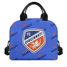 MLS FC Cincinnati Insulated Lunch Bag Box - Cincinnati Football Club Medley Monogram Wordmark