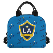 MLS Los Angeles Galaxy Insulated Lunch Bag Box - LA Galaxy Medley Monogram Wordmark