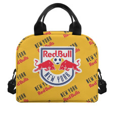 MLS New York Red Bulls Insulated Lunch Bag Box - New York Red Bulls Medley Monogram Wordmark