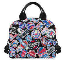 NBA Los Angeles Clippers Insulated Lunch Bag Box - Los Angeles Clippers Mania College Logo