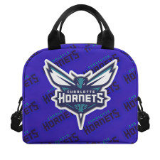 NBA Charlotte Hornets Insulated Lunch Bag Box - Charlotte Hornets Medley Monogram Wordmark