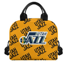 NBA Utah Jazz Insulated Lunch Bag Box - Utah Jazz Medley Monogram Wordmark