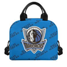 NBA Dallas Mavericks Insulated Lunch Bag Box - Dallas Mavericks Medley Monogram Wordmark