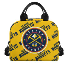 NBA Denver Nuggets Insulated Lunch Bag Box - Denver Nuggets Medley Monogram Wordmark