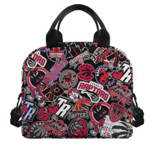 NBA Toronto Raptors Insulated Lunch Bag Box - Toronto Raptors Mania Collage Logo