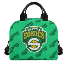 NBA Seattle Supersonics Insulated Lunch Bag Box - Seattle Supersonics Medley Monogram Wordmark