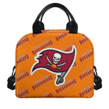 NFL Tampa Bay Buccaneers Insulated Lunch Bag Box - Tampa Bay Buccaneers Medley Monogram Wordmark