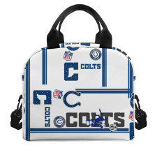 NFL Indianapolis Colts Insulated Lunch Bag Box - Indianapolis Colts Mania Collage Logo