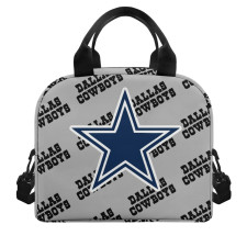 NFL Dallas Cowboys Insulated Lunch Bag Box - Dallas Cowboys Medley Monogram Wordmark