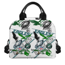 NFL Philadelphia Eagles Insulated Lunch Bag Box - Philadelphia Eagles Mania Collage Logo