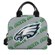 NFL Philadelphia Eagles Insulated Lunch Bag Box - Philadelphia Eagles Medley Monogram Wordmark