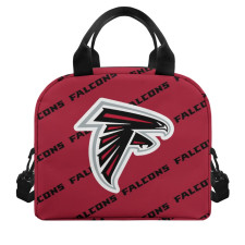 NFL Atlanta Falcons Insulated Lunch Bag Box - Atlanta Falcons Medley Monogram Wordmark