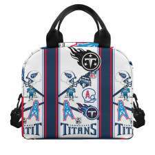 NFL Tennessee Titans Insulated Lunch Bag Box - Tennessee Titans Mania Collage Logo