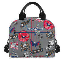 NHL Washington Capitals Lunch Box - Washington Capitals Mania Collage Logo