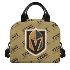 NHL Vegas Golden Knights Insulated Lunch Bag Box - Vegas Golden Knights Medley Monogram Wordmark