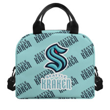 NHL Seattle Kraken Insulated Lunch Bag Box - Seattle Kraken Medley Monogram Wordmark