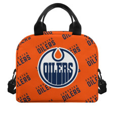 NHL Edmonton Oilers Insulated Lunch Bag Box - Edmonton Oilers Medley Monogram Wordmark