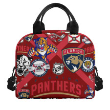 NHL Florida Panthers Lunch Box - Florida Panthers Mania Collage Logo