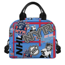 NHL New York Rangers Lunch Box - New York Rangers Mania Collage Logo