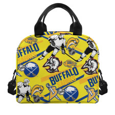 NHL Buffalo Sabres Lunch Box - Buffalo Sabres Mania Collage Logo