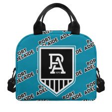 Port Adelaide Football Club Insulated Lunch Bag Box - Adelaide Football Club Medley Monogram Wordmark