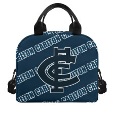 Carlton Football Club Insulated Lunch Bag Box - Carlton Football Club Medley Monogram Wordmark