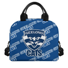 Geelong Cats Football Club Insulated Lunch Bag Box - Geelong Football Club Medley Monogram Wordmark