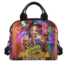 WWE Bianca Belair Lunch Box - Bianca Belair Summer Slam Championship Belt