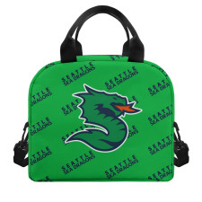 XFL Seattle Sea Dragons Insulated Lunch Bag Box - Seattle Sea Dragons Medley Monogram Wordmark
