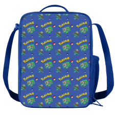 Pokemon Insulated Soft Lunch Box Lunchbox For School - Bulbasaur Ivysaur Venusaur Evolution Cartoon Art Series