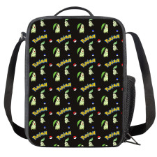 Pokemon Chikorita Insulated Soft Lunch Box Lunchbox For School - Chikorita Character Series Art