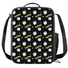 Pokemon Darumaka Insulated Soft Lunch Box Lunchbox For School - Galarian Darumaka Character Series Art