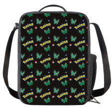 Pokemon Vivillon Insulated Soft Lunch Box Lunchbox For School - Garden Vivillon Character Series Art