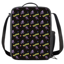 Pokemon Genesect Insulated Soft Lunch Box Lunchbox For School - Genesect Character Series Art