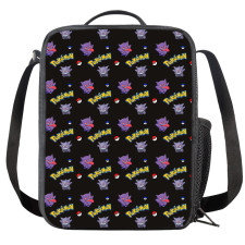 Pokemon Gengar Insulated Soft Lunch Box Lunchbox For School - Gengar Character Series Art