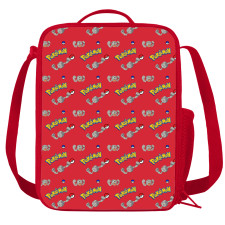 Pokemon Geodude Insulated Soft Lunch Box Lunchbox For School - Geodude Character Series Art