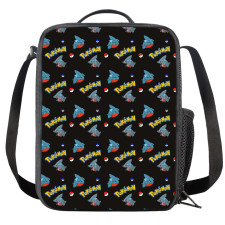 Pokemon Gible Insulated Soft Lunch Box Lunchbox For School - Gible Character Series Art