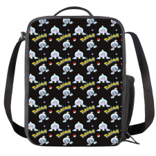 Pokemon Hattrem Insulated Soft Lunch Box Lunchbox For School - Hattrem Character Series Art
