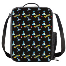 Pokemon Lapras Insulated Soft Lunch Box Lunchbox For School - Lapras Character Series Art